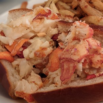 Neptune Oyster - Maine Lobster Roll - toasted brioche roll, w/ fries - Seafood Near Me - Boston, Massachusetts