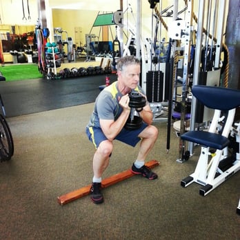 Bellevue Fitness Training - Mark doing goblet squats and getting some powerful legs. - Trainers Near Me - Bellevue, Washington Bellevue Fitness Training - Mark doing goblet squats and getting some powerful legs. - Trainers Near Me - Bellevue, Washington