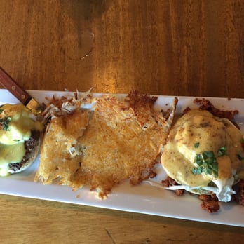 Cafe Topes - Double Header: Crack n Benedict with the Mexican Benedict. So so good! - Coffee & Tea Near Me - Carlsbad, California