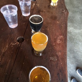 Burgeon Beer Co - Some beer tasters - Breweries Near Me - Carlsbad, California