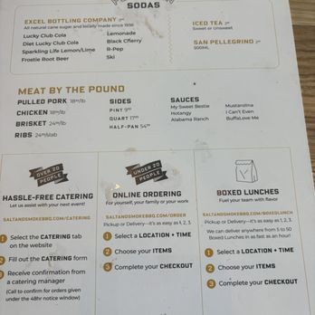 Salt + Smoke - Menu - Barbeque Near Me - Edwardsville, Illinois