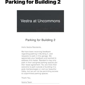 Vestra at UnCommons - We have parking spots but you residents can't use them, even to pick up big packages from the (hidden) package room in another building - Apartments Near Me - Las Vegas, Nevada