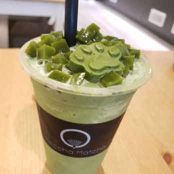 Ninja Matcha - definitely love the Blended ice Matcha lvl. 3! toppings: matcha jelly & matcha chocolate - Coffee & Tea Near Me - Houston, Texas Ninja Matcha - definitely love the Blended ice Matcha lvl. 3! toppings: matcha jelly & matcha chocolate - Coffee & Tea Near Me - Houston, Texas