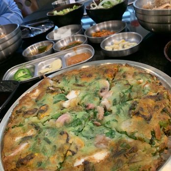 Gogiville - Seafood scallion pancake - Barbeque Near Me - Centreville, Virginia