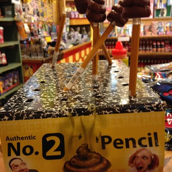 Rocket Fizz - "Number 2" pencil.  Get it? - Candy Stores Near Me - Boulder, Colorado