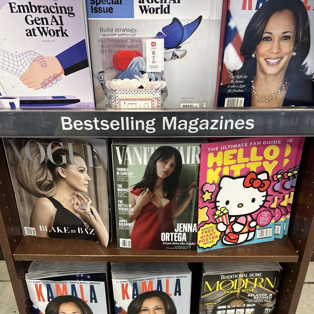 Barnes & Noble - Best-selling magazines? There are no surprises here: September Vogue and Kamala Harris - Newspapers & Magazines Near Me - Camp Hill, Pennsylvania Barnes & Noble - Best-selling magazines? There are no surprises here: September Vogue and Kamala Harris - Newspapers & Magazines Near Me - Camp Hill, Pennsylvania
