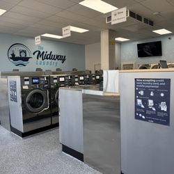The Midway Laundry - Clean interior, new and modern machines