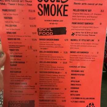 Soul & Smoke - Menu 1 Oct '24 - Barbeque Near Me - Evanston, Illinois Soul & Smoke - Menu 1 Oct '24 - Barbeque Near Me - Evanston, Illinois