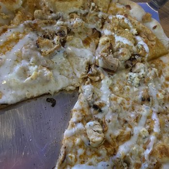 Johnny’s Tavern - 12" Buffalo Chicken Pizza with a ranch dressing drizzle. - Sports Bars Near Me - Raymore, Missouri Johnny’s Tavern - 12" Buffalo Chicken Pizza with a ranch dressing drizzle. - Sports Bars Near Me - Raymore, Missouri