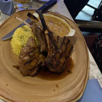 Los Fogones - Grilled Rack of Lamb - 1/2 Rack 4 Pieces - Latin American Near Me - Goldsboro, North Carolina Los Fogones - Grilled Rack of Lamb - 1/2 Rack 4 Pieces - Latin American Near Me - Goldsboro, North Carolina