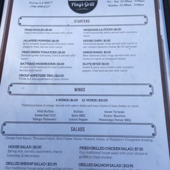Ping's Grill - American Near Me - Toccoa, Georgia
