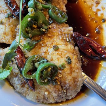 Ginger Cafe - Fried Tilapia Filet with Chili and Garlic - Asian Fusion Near Me - Gilroy, California Ginger Cafe - Fried Tilapia Filet with Chili and Garlic - Asian Fusion Near Me - Gilroy, California