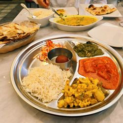 Asiana Indian Cuisine - Vegetarian platter Thali