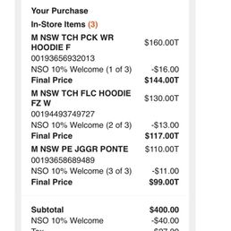 nike running store fashion valley