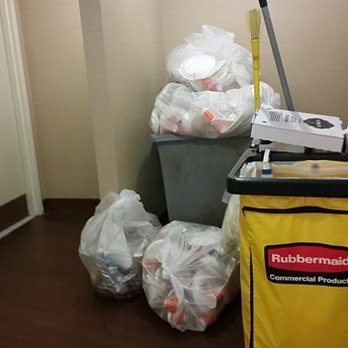 Hampton Inn Colchester - trash piled up in common area - Hotels Near Me - Colchester, Vermont Hampton Inn Colchester - trash piled up in common area - Hotels Near Me - Colchester, Vermont