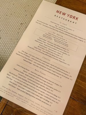 Menu photo 2 New York Restaurant Catskill, NY Menu photo 2 New York Restaurant Catskill, NY