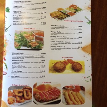 Lemongrass - Appetizers menu - Thai Near Me - Moss Landing, California
