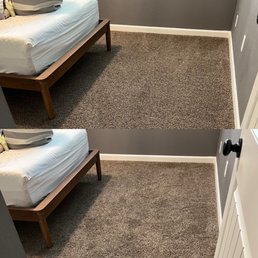 Before and after of our daughter's room. Before and after of our daughter's room.