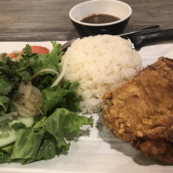 Pho 101 - Crispy Chicken with rice and garlic butter sauce - Vietnamese Near Me - Westminster, California