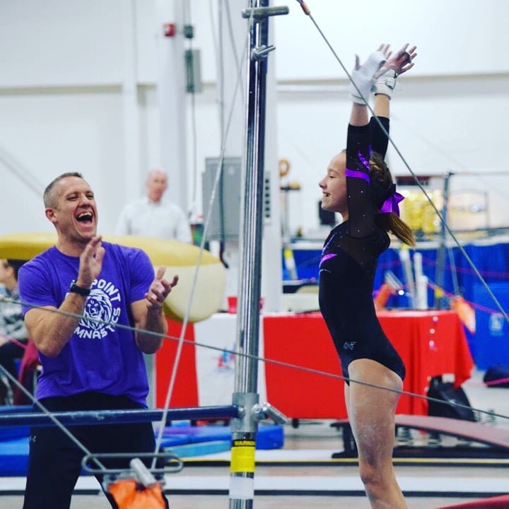 Roth's CrossPoint Gymnastics Logo