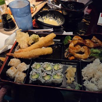 Kumo 27 - Shrimp Teriyaki Bento Box - Sushi Bars Near Me - Kendall Park, New Jersey