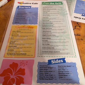 Creative Cafe - Menu - Wraps Near Me - Casa Grande, Arizona