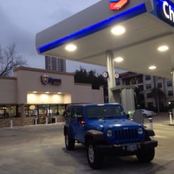 Chevron - My jeeps first gas at the neighborhood chevron.