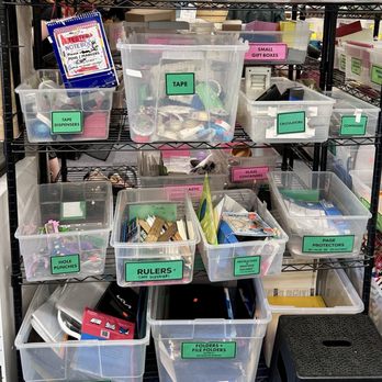 Remainders - Bins of used supplies - Art Supplies Near Me - Pasadena, California