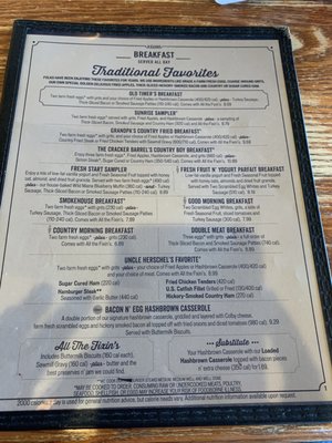 Menu photo 3 Cracker Barrel Old Country Store Knoxville, TN Menu photo 3 Cracker Barrel Old Country Store Knoxville, TN