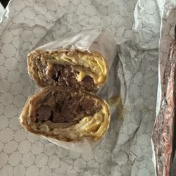 Steak and Steak, Egg & Onion Wrap