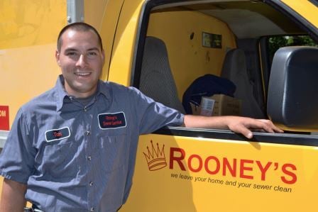 Slide of Rooney's Sewer Service