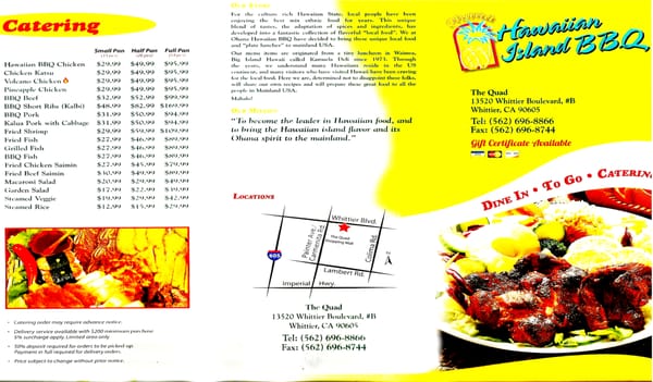 Menu photo 8 Ohana Hawaiian BBQ Whittier, CA Menu photo 8 Ohana Hawaiian BBQ Whittier, CA