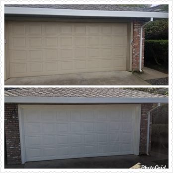 Barnes Painting - top is the old brown color and bottom is new white - Painters Near Me Barnes Painting - top is the old brown color and bottom is new white - Painters Near Me