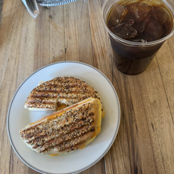 Indie Coffee - Bacon egg and cheese bagel // vanilla cold brew - Cafes Near Me - Madison, Wisconsin Indie Coffee - Bacon egg and cheese bagel // vanilla cold brew - Cafes Near Me - Madison, Wisconsin