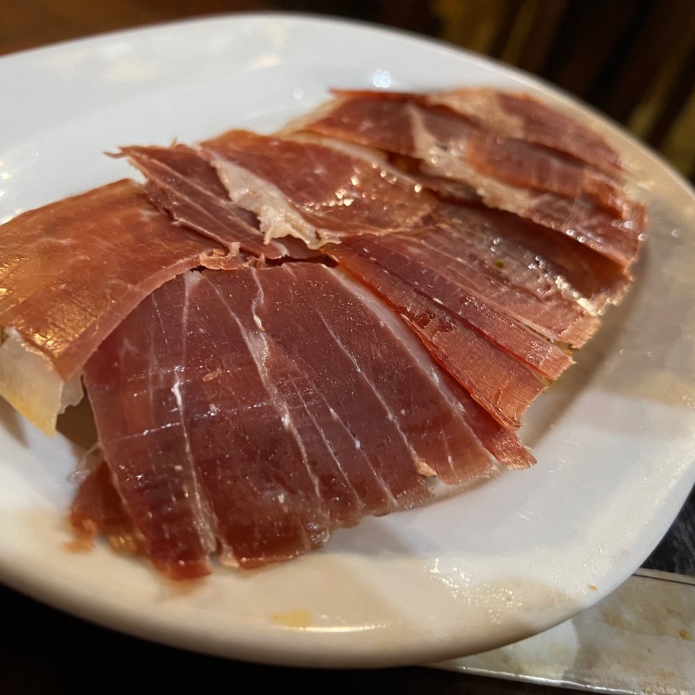 Malaspina - Tostada de Jamon Iberico - Tapas Bars Near Me - Madrid, M Malaspina - Tostada de Jamon Iberico - Tapas Bars Near Me - Madrid, M