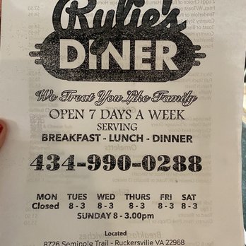 Rylie's Diner - Menu's - Diners Near Me - Ruckersville, Virginia Rylie's Diner - Menu's - Diners Near Me - Ruckersville, Virginia