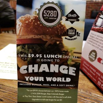 5280 Burger Bar - Burgers Near Me - Westminster, Colorado