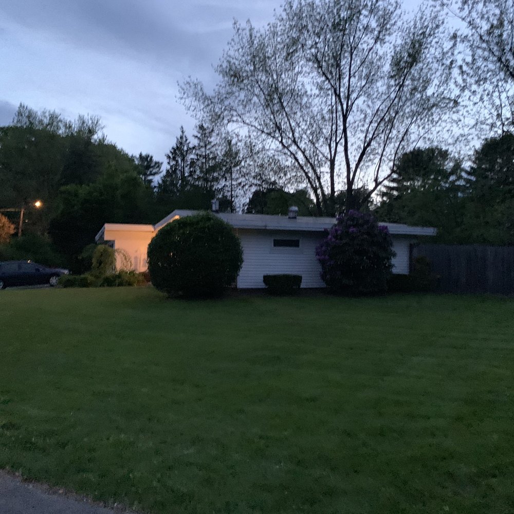 LaRoche’s Lawncare - Night shot of the other side of my house!!!! More well trimmed bushes! - Landscaping Near Me - Wakefield, New Hampshire LaRoche’s Lawncare - Night shot of the other side of my house!!!! More well trimmed bushes! - Landscaping Near Me - Wakefield, New Hampshire