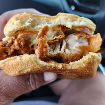 Angry Chickz - Inside of sandwich - Chicken Shop Near Me - Vacaville, California Angry Chickz - Inside of sandwich - Chicken Shop Near Me - Vacaville, California