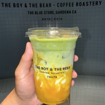 The Boy & The Bear - Mango Matcha - Coffee Roasteries Near Me - Gardena, California