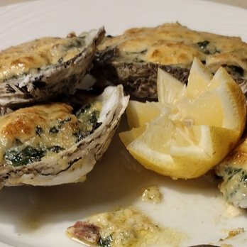 Ports of Call - Oysters D Rockefeller Stuffed oysters they're absolutely delicious great appetizer - American Near Me - Annapolis, Maryland Ports of Call - Oysters D Rockefeller Stuffed oysters they're absolutely delicious great appetizer - American Near Me - Annapolis, Maryland