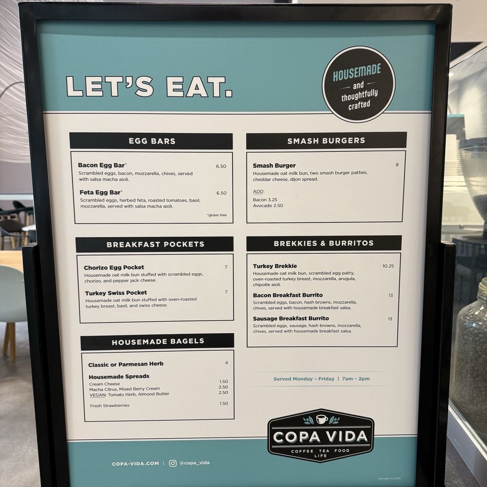 Copa Vida - Coffee & Tea Near Me - Glendale, California