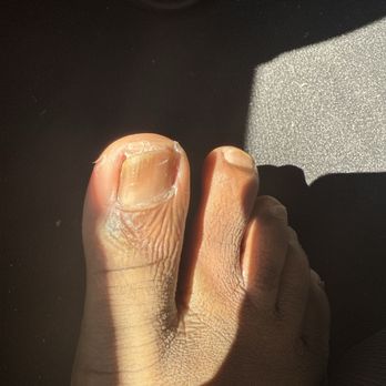 NT Nails - Slanted cut and horrible clean up - Nail Salons Near Me - Emeryville, California NT Nails - Slanted cut and horrible clean up - Nail Salons Near Me - Emeryville, California