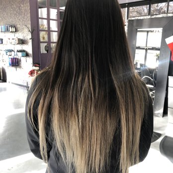 Studio Savvy - Before - my long hair with a silver ombré - Hair Salons Near Me - Fremont, California Studio Savvy - Before - my long hair with a silver ombré - Hair Salons Near Me - Fremont, California