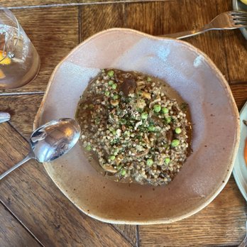 Restaurant at Hill Farm - Mushroom risotto, easily one of the best I've ever had. - Italian Near Me - Sunderland, Vermont Restaurant at Hill Farm - Mushroom risotto, easily one of the best I've ever had. - Italian Near Me - Sunderland, Vermont