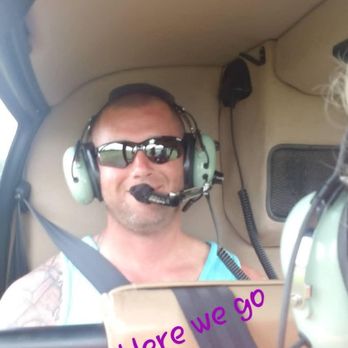 Hang Ten Helicopters - My husband in the back seat - Aerial Tours Near Me - Orange Beach, Alabama