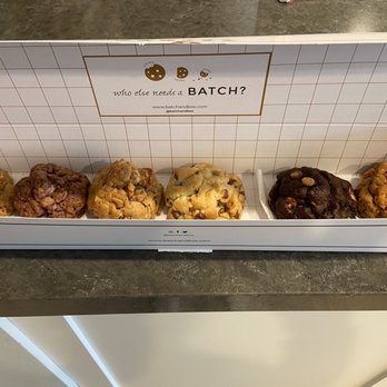 Batch & Box - Del Mar - Left to right: The PB Mama, The Lady, The Wonder, The Doodle, The Cocoa, The Classic - Bakeries Near Me - San Diego, California Batch & Box - Del Mar - Left to right: The PB Mama, The Lady, The Wonder, The Doodle, The Cocoa, The Classic - Bakeries Near Me - San Diego, California