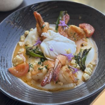 Splashes Restaurant - Shrimp and corn hash special IG: @mags.foodie - New American Near Me - Laguna Beach, California Splashes Restaurant - Shrimp and corn hash special IG: @mags.foodie - New American Near Me - Laguna Beach, California