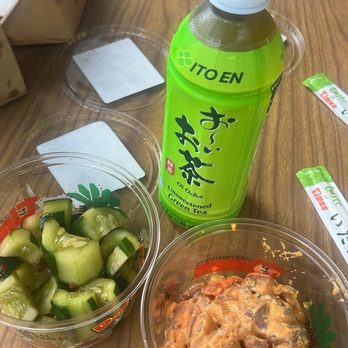 Tokyo Central - spicy salmon poke with cucumber - International Grocery Near Me - Kailua, Hawaii