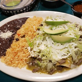 Cielito Lindo - Verde Steak Enchiladas - Mexican Near Me - Brick, New Jersey
